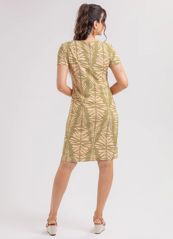 Habana - Vestido Curto em Viscose Marrom 2