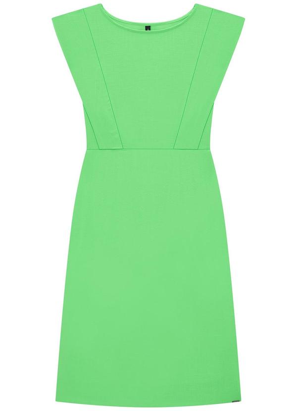 Lunender - Vestido Curto em Viscose Muscle Tee Verde 3
