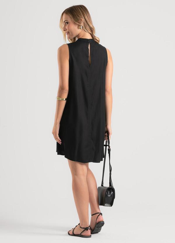 Cativa - Vestido Curto em Viscose Preto 2