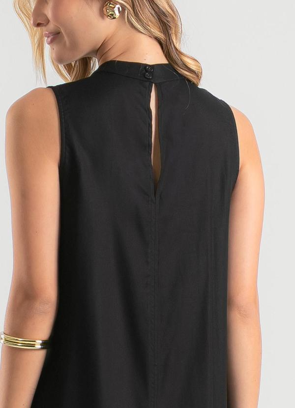 Cativa - Vestido Curto em Viscose Preto 4