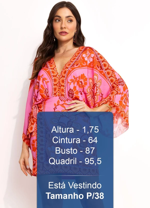 Farm - Vestido Curto em Viscose Rosa 5