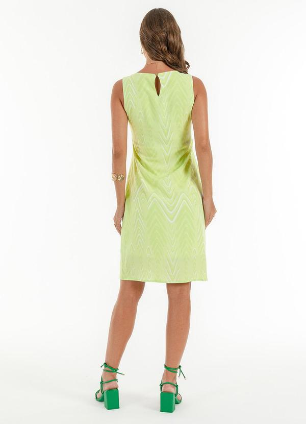 Habana - Vestido Curto em Viscose Verde Claro 2