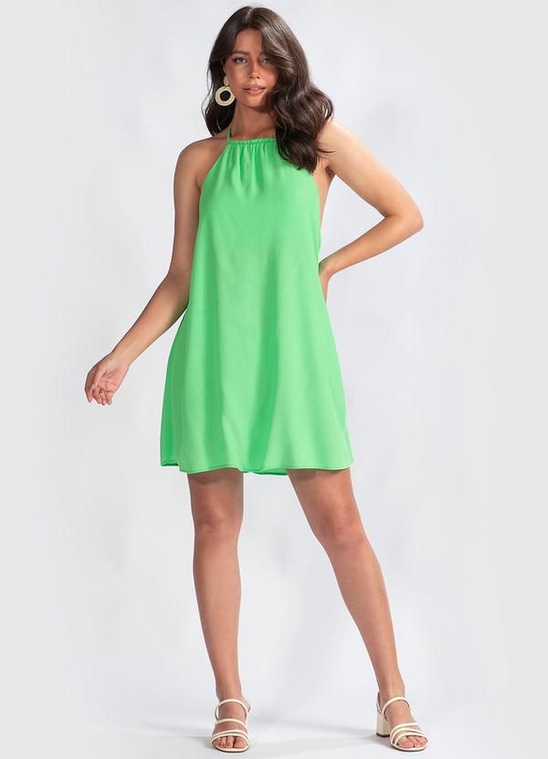 Colcci - Vestido Curto em Viscose Verde 3