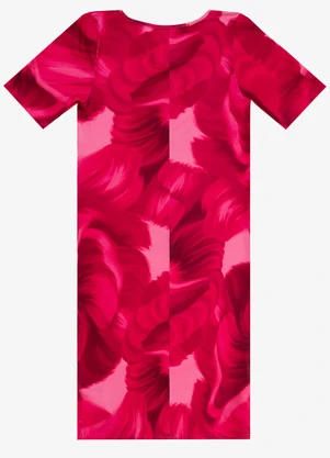 Select - Vestido Curto Estamado Rosa - SELECT