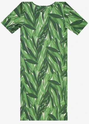 Select - Vestido Curto Estamado Verde - SELECT