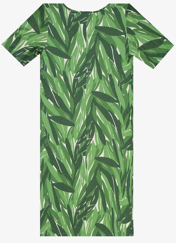 Select - Vestido Curto Estamado Verde 2