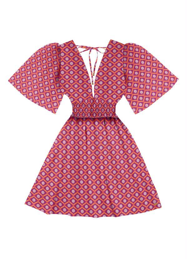 Angel - Vestido Curto Estampado 4