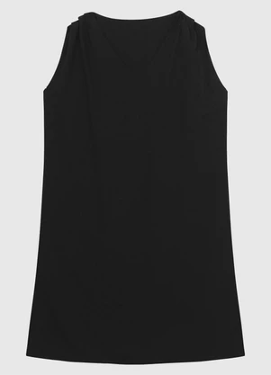 Enfim - Vestido Curto Evasê Preto - ENFIM