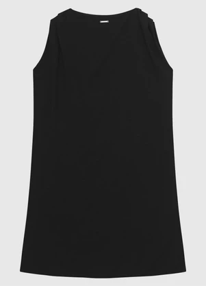 Enfim - Vestido Curto Evasê Preto - ENFIM
