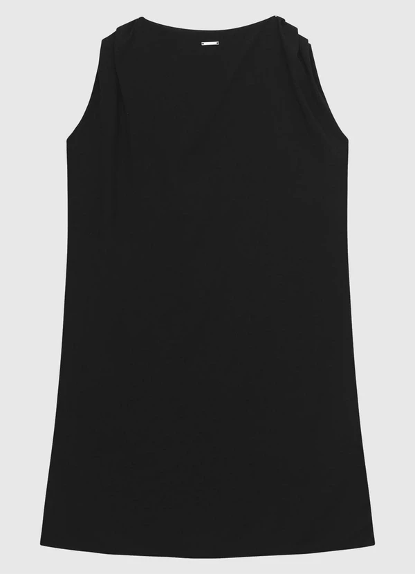 Enfim - Vestido Curto Evasê Preto 2