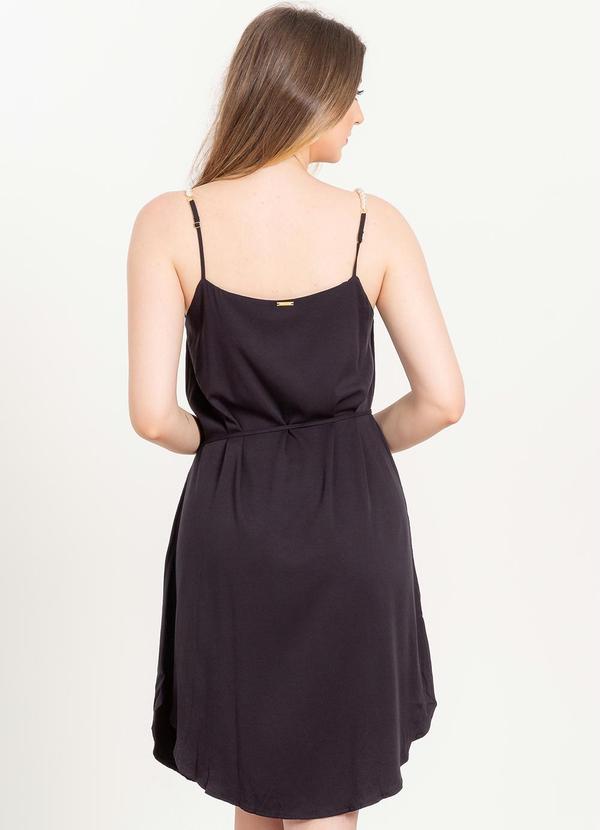 Gris - Vestido Curto Feminina Adulto Preto 2