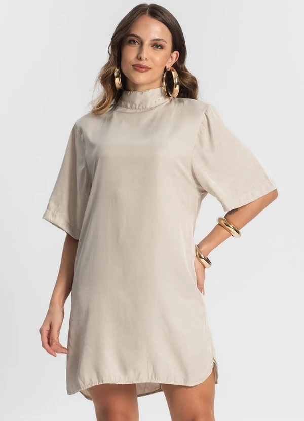 Endless - Vestido Curto Feminino Bege