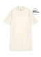 Marialícia - Vestido Curto Feminino Comfy Marrom - variação: Bege