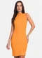 Infinita Cor - Vestido Curto Feminino em Ribana Azul - variação: Amarelo