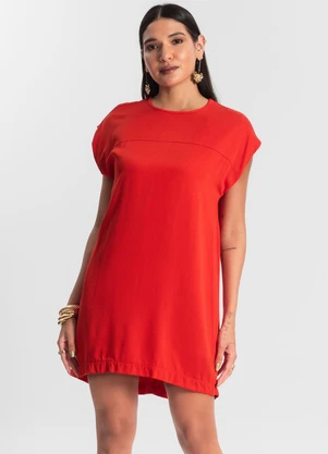 Rovitex - Vestido Curto Feminino Laranja - ROVITEX