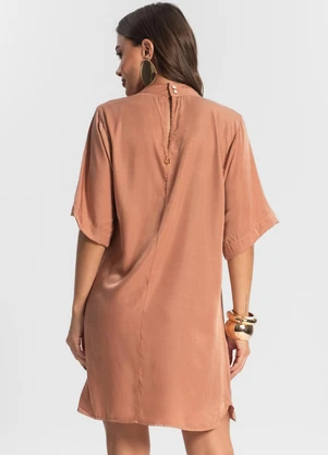 Endless - Vestido Curto Feminino Marrom - ENDLESS