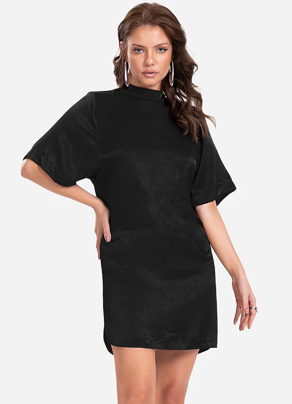 Endless - Vestido Curto Feminino Preto