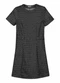 Marialícia - Vestido Curto Feminino Tweed com Lurex Preto - variação: Preto