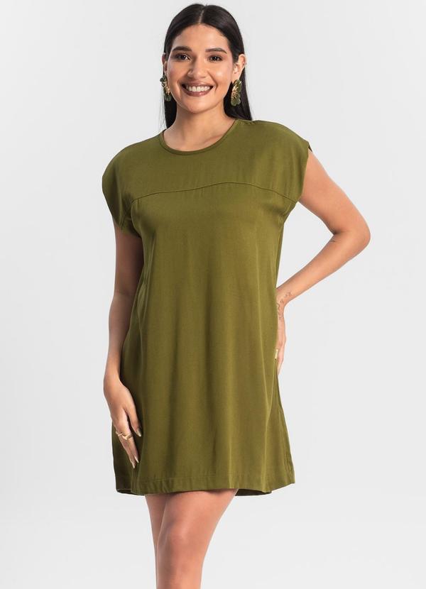 Rovitex - Vestido Curto Feminino Verde