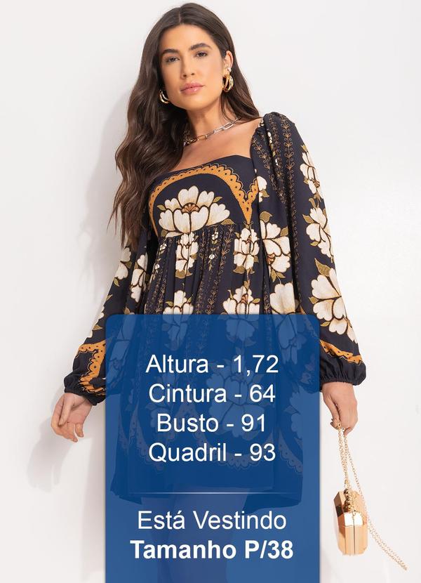 Farm - Vestido Curto Flor Bordada Preto 6