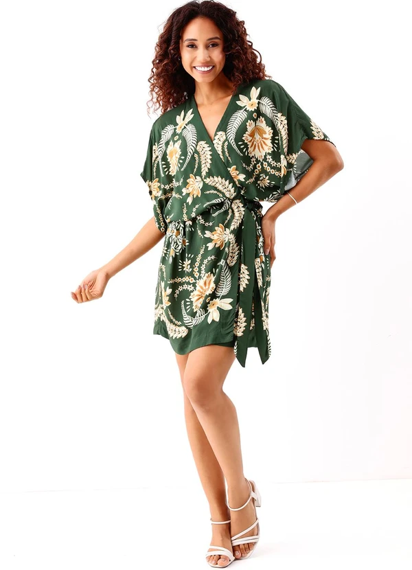 Farm - Vestido Curto Flor de Coqueiro 3