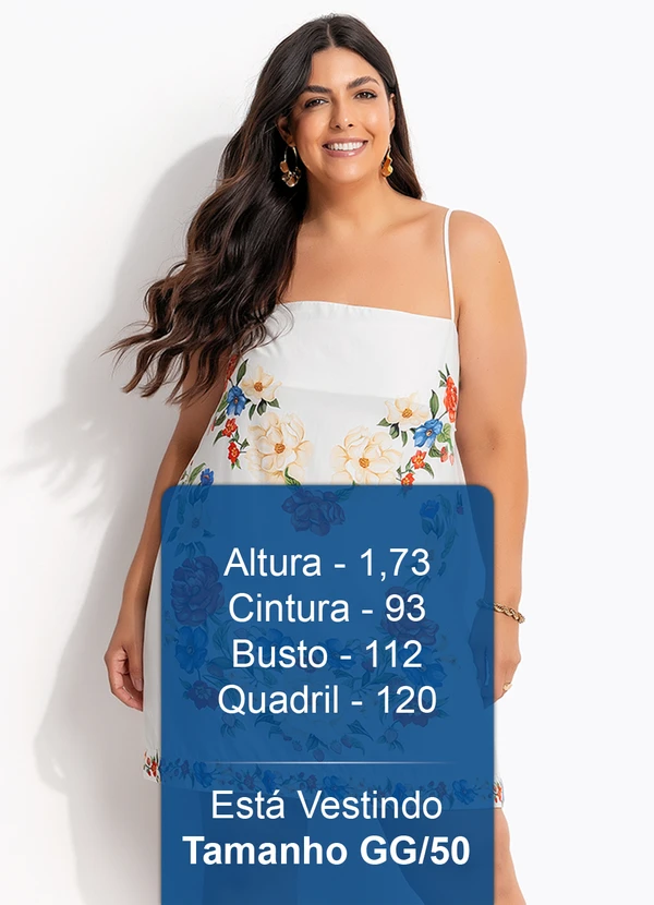 Farm - Vestido Curto Floral Mariana Off White 10