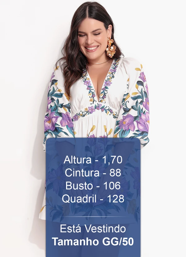 Farm - Vestido Curto Floral Sicilia Off White 12