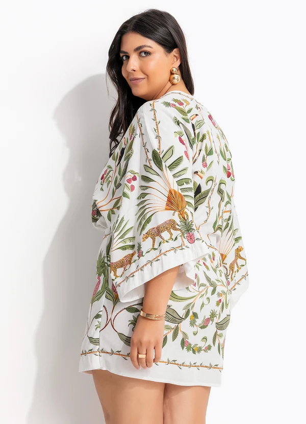 Farm - Vestido Curto Floresta Doce Off White 7