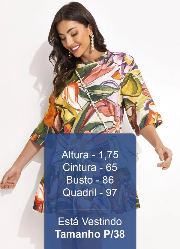 Farm - Vestido Curto Folhagem de Inverno Verde 5