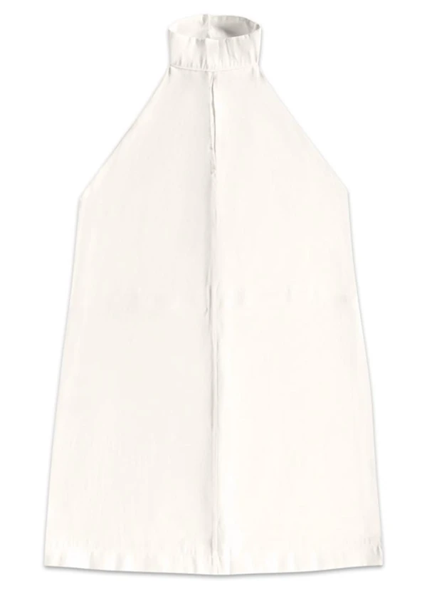 Angel - Vestido Curto Glossy Bege 3