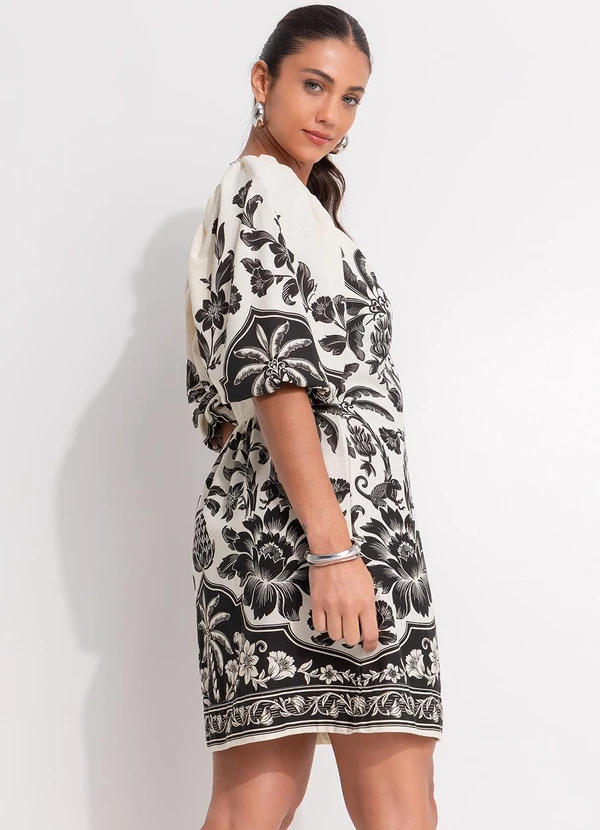 Farm - Vestido Curto Guanacaste Preto 4