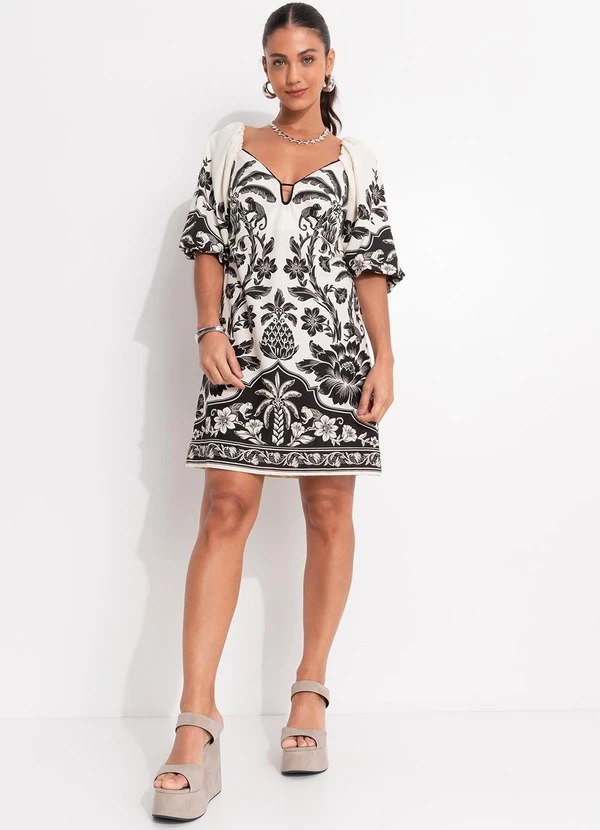 Farm - Vestido Curto Guanacaste Preto 6