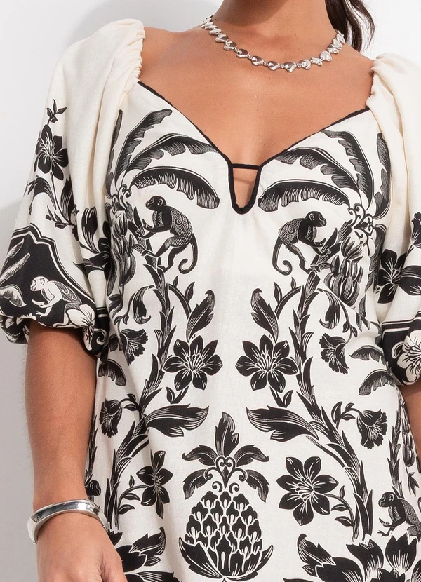 Farm - Vestido Curto Guanacaste Preto 7