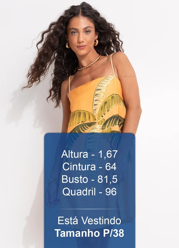 Farm - Vestido Curto Itacaré Coqueiro Laranja 5