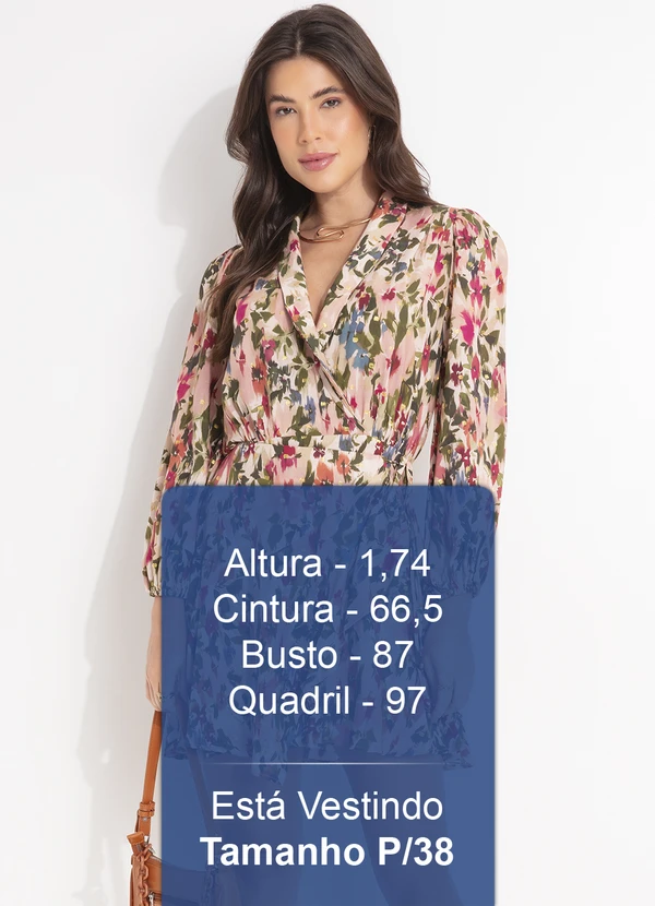 Farm - Vestido Curto Jardim de Flor Rosa 5