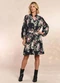Doce Trama - Vestido Curto Jardim Decor Estampado - variação: Estampado