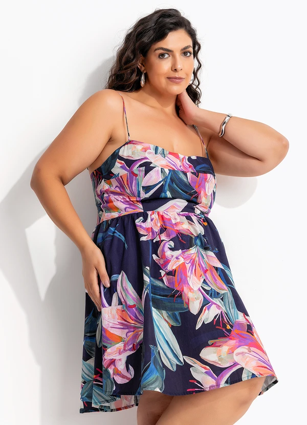 Farm - Vestido Curto Lilia Azul 10