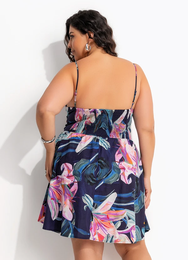 Farm - Vestido Curto Lilia Azul 8