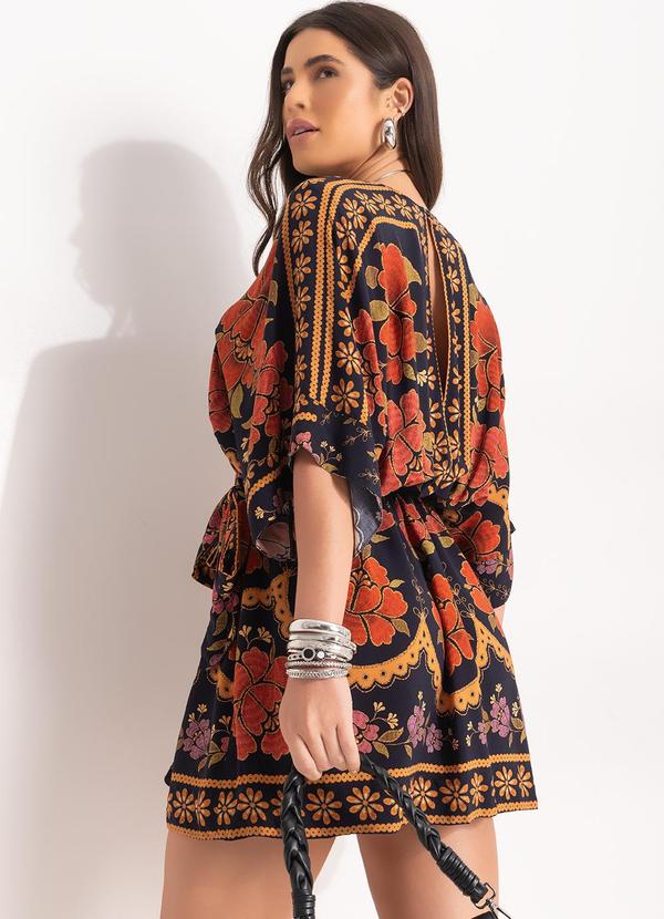 Farm - Vestido Curto Madalena Preto 2