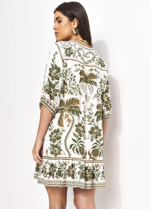 Farm - Vestido Curto Mari Off White 2