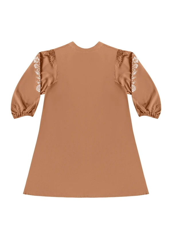 Angel - Vestido Curto Marrom 1