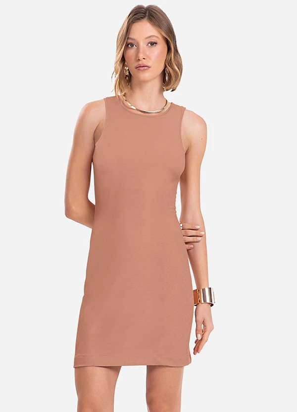Endless - Vestido Curto Marrom