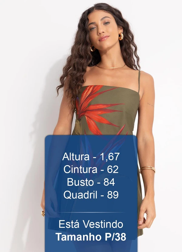 Farm - Vestido Curto Maxi Estrelicia Verde 5