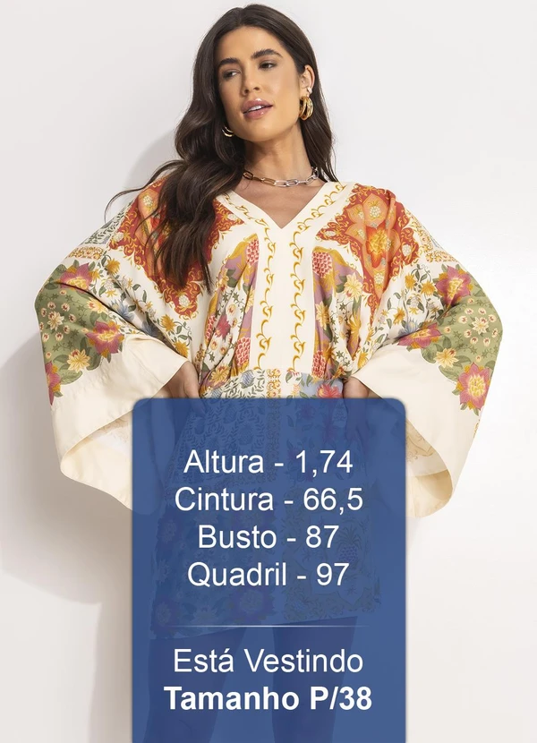 Farm - Vestido Curto Mg Lenço Amalfi Bege 6