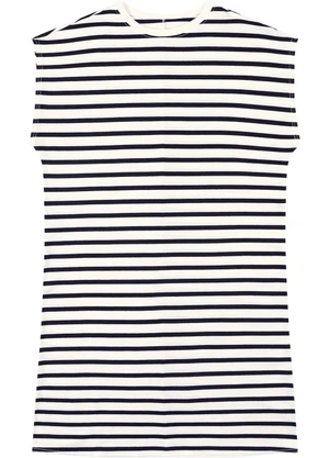 Malwee - Vestido Curto Muscle Listrado Branco - MALWEE