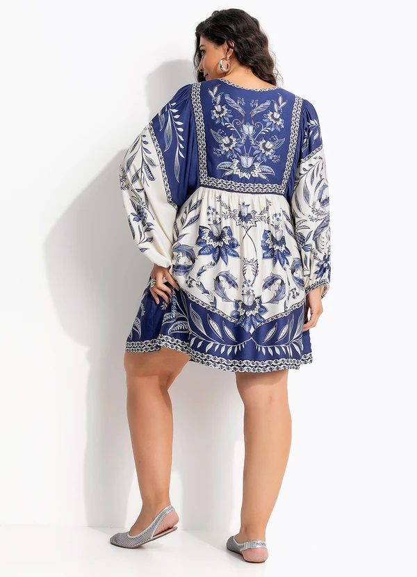 Farm - Vestido Curto Nina Azul 10