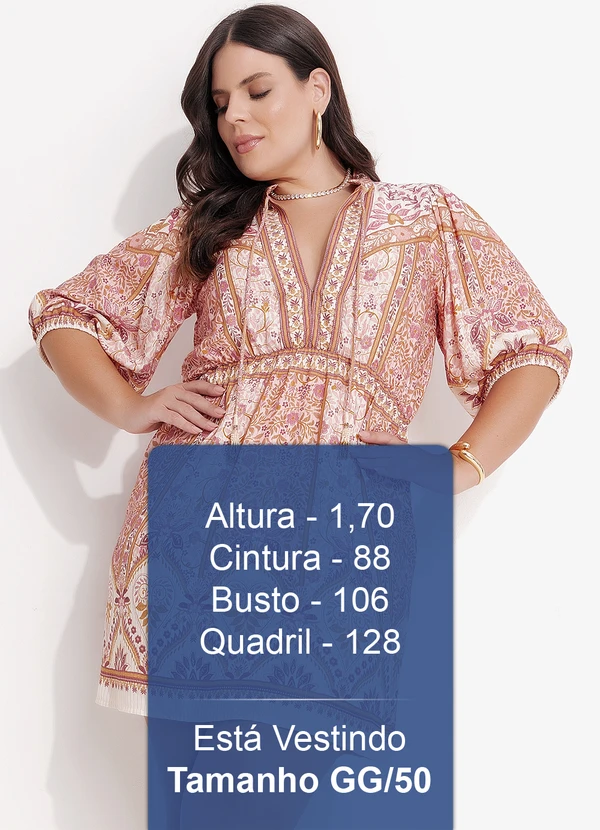 Farm - Vestido Curto no Meu Jardim Rosa 12