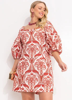 Farm - Vestido Curto Vermelho - FARM