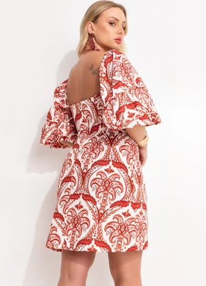 Farm - Vestido Curto Vermelho - FARM
