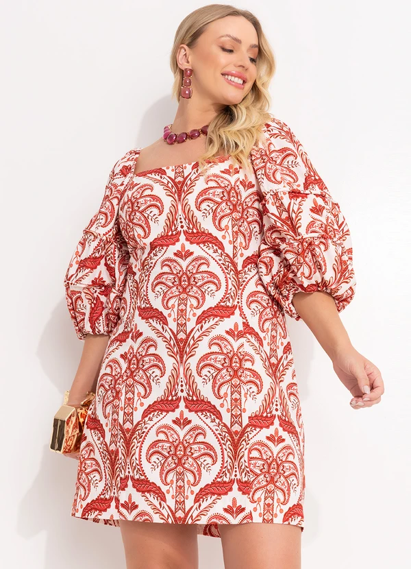 Farm - Vestido Curto Vermelho 8